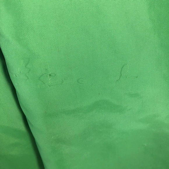 VTG HUGHES HYBRIDS SNAP BUTTON JACKET GREEN USA MADE XL FITS SMALLER 70s 80s - Picture 9 of 16